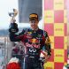 SUZUKA, JAPAN - OCTOBER 09:  Sebastian Vettel of Germany and Red Bull Racing celebrates on the podium after finishing third to secure his second F1 World Drivers Championship during the Japanese Formula One Grand Prix at Suzuka Circuit on October 9, 2011 in Suzuka, Japan.  (Photo by Clive Mason/Getty Images)