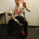 SUZUKA, JAPAN - OCTOBER 09:  Sebastian Vettel of Germany and Red Bull Racing celebrates in his changing room with the third place trophy which secured his second F1 World Drivers Championship during the Japanese Formula One Grand Prix at Suzuka Circuit on October 9, 2011 in Suzuka, Japan.  (Photo by Mark Thompson/Getty Images)