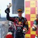 SUZUKA, JAPAN - OCTOBER 09:  Sebastian Vettel of Germany and Red Bull Racing celebrates on the podium after finishing third to secure his second F1 World Drivers Championship during the Japanese Formula One Grand Prix at Suzuka Circuit on October 9, 2011 in Suzuka, Japan.  (Photo by Clive Mason/Getty Images)