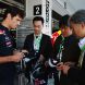 SUZUKA, JAPAN - OCTOBER 09:  Mark Webber of Australia and Red Bull Racing meets guests before the Japanese Formula One Grand Prix at Suzuka Circuit on October 9, 2011 in Suzuka, Japan.  (Photo by Mark Thompson/Getty Images)