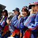 SUZUKA, JAPAN - OCTOBER 09:  Red Bull Racing fans congregate in the circuit plaza before the Japanese Formula One Grand Prix at Suzuka Circuit on October 9, 2011 in Suzuka, Japan.  (Photo by Clive Rose/Getty Images)