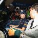 SUZUKA, JAPAN - OCTOBER 09:  Sebastian Vettel of Germany and Red Bull Racing attends the drivers parade before the Japanese Formula One Grand Prix at Suzuka Circuit on October 9, 2011 in Suzuka, Japan.  (Photo by Clive Mason/Getty Images)