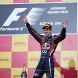 SUZUKA, JAPAN - OCTOBER 09:  Sebastian Vettel of Germany and Red Bull Racing celebrates on the podium after finishing third to secure his second F1 World Drivers Championship during the Japanese Formula One Grand Prix at Suzuka Circuit on October 9, 2011 in Suzuka, Japan.  (Photo by Mark Thompson/Getty Images)