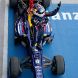SUZUKA, JAPAN - OCTOBER 09:  Sebastian Vettel of Germany and Red Bull Racing celebrates in parc ferme after finishing third to secure his second F1 World Drivers Championship during the Japanese Formula One Grand Prix at Suzuka Circuit on October 9, 2011 in Suzuka, Japan.  (Photo by Clive Mason/Getty Images)