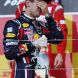 SUZUKA, JAPAN - OCTOBER 09:  Sebastian Vettel of Germany and Red Bull Racing celebrates on the podium after finishing third to secure his second F1 World Drivers Championship during the Japanese Formula One Grand Prix at Suzuka Circuit on October 9, 2011 in Suzuka, Japan.  (Photo by Mark Thompson/Getty Images)