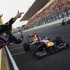 SUZUKA, JAPAN - OCTOBER 09:  Sebastian Vettel of Germany and Red Bull Racing celebrates in front of team mates after finishing third to secure his second F1 World Drivers Championship during the Japanese Formula One Grand Prix at Suzuka Circuit on October 9, 2011 in Suzuka, Japan.  (Photo by Ker Robertson/Getty Images)