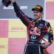 SUZUKA, JAPAN - OCTOBER 09:  Sebastian Vettel of Germany and Red Bull Racing celebrates on the podium after finishing third to secure his second F1 World Drivers Championship during the Japanese Formula One Grand Prix at Suzuka Circuit on October 9, 2011 in Suzuka, Japan.  (Photo by Mark Thompson/Getty Images)