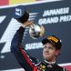 SUZUKA, JAPAN - OCTOBER 09:  Sebastian Vettel of Germany and Red Bull Racing celebrates on the podium after finishing third to secure his second F1 World Drivers Championship during the Japanese Formula One Grand Prix at Suzuka Circuit on October 9, 2011 in Suzuka, Japan.  (Photo by Clive Rose/Getty Images)