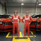 Fernando Alonso, Felipe Massa with the Jeep Grand Cherokee SRT8