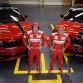 Fernando Alonso, Felipe Massa with the Jeep Grand Cherokee SRT8