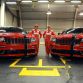 Fernando Alonso, Felipe Massa with the Jeep Grand Cherokee SRT8