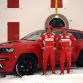 Fernando Alonso, Felipe Massa with the Jeep Grand Cherokee SRT8