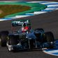 JEREZ DE LA FRONTERA, SPAIN - FEBRUARY 11:  Michael Schumacher of Germany and Mercedes GP drives during day two of winter testing at the Circuito de Jerez on February 11, 2011 in Jerez de la Frontera, Spain.  (Photo by Mark Thompson/Getty Images)