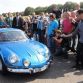 Kimi Raikkonen drives Alpine A110-50