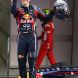 YEONGAM-GUN, SOUTH KOREA - OCTOBER 16:  Sebastian Vettel of Germany and Red Bull Racing celebrates in parc ferme after winning the Korean Formula One Grand Prix at the Korea International Circuit on October 16, 2011 in Yeongam-gun, South Korea.  (Photo by Mark Thompson/Getty Images)