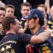 YEONGAM-GUN, SOUTH KOREA - OCTOBER 16:  Mark Webber of Australia and Red Bull Racing celebrates with Christian Horner and other team mates as they win the Constructors title during the Korean Formula One Grand Prix at the Korea International Circuit on October 16, 2011 in Yeongam-gun, South Korea.  (Photo by Clive Mason/Getty Images)