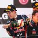 YEONGAM-GUN, SOUTH KOREA - OCTOBER 16:  Sebastian Vettel of Germany and Red Bull Racing celebrates on the podium after winning the Korean Formula One Grand Prix at the Korea International Circuit on October 16, 2011 in Yeongam-gun, South Korea.  (Photo by Clive Mason/Getty Images)