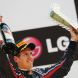 YEONGAM-GUN, SOUTH KOREA - OCTOBER 16:  Sebastian Vettel of Germany and Red Bull Racing celebrates on the podium after winning the Korean Formula One Grand Prix at the Korea International Circuit on October 16, 2011 in Yeongam-gun, South Korea.  (Photo by Ker Robertson/Getty Images)