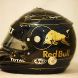 YEONGAM-GUN, SOUTH KOREA - OCTOBER 16:  The specially designed drivers helmet of Sebastian Vettel of Germany and Red Bull Racing is seen featuring a twin star motif to celebrate his back to back F1 Drivers World Championships following the Korean Formula One Grand Prix at the Korea International Circuit on October 16, 2011 in Yeongam-gun, South Korea.  (Photo by Mark Thompson/Getty Images)