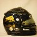 YEONGAM-GUN, SOUTH KOREA - OCTOBER 16:  The specially designed drivers helmet of Sebastian Vettel of Germany and Red Bull Racing is seen featuring a twin star motif to celebrate his back to back F1 Drivers World Championships following the Korean Formula One Grand Prix at the Korea International Circuit on October 16, 2011 in Yeongam-gun, South Korea.  (Photo by Mark Thompson/Getty Images)