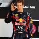 YEONGAM-GUN, SOUTH KOREA - OCTOBER 16:  Sebastian Vettel of Germany and Red Bull Racing celebrates on the podium after winning the Korean Formula One Grand Prix at the Korea International Circuit on October 16, 2011 in Yeongam-gun, South Korea.  (Photo by Mark Thompson/Getty Images)