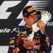 YEONGAM-GUN, SOUTH KOREA - OCTOBER 16:  Sebastian Vettel of Germany and Red Bull Racing celebrates on the podium after winning the Korean Formula One Grand Prix at the Korea International Circuit on October 16, 2011 in Yeongam-gun, South Korea.  (Photo by Clive Rose/Getty Images)
