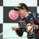 YEONGAM-GUN, SOUTH KOREA - OCTOBER 16:  Sebastian Vettel of Germany and Red Bull Racing celebrates on the podium after winning the Korean Formula One Grand Prix at the Korea International Circuit on October 16, 2011 in Yeongam-gun, South Korea.  (Photo by Clive Mason/Getty Images)