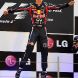 YEONGAM-GUN, SOUTH KOREA - OCTOBER 16:  Sebastian Vettel of Germany and Red Bull Racing celebrates on the podium after winning the Korean Formula One Grand Prix at the Korea International Circuit on October 16, 2011 in Yeongam-gun, South Korea.  (Photo by Mark Thompson/Getty Images)