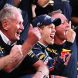YEONGAM-GUN, SOUTH KOREA - OCTOBER 16:  Sebastian Vettel of Germany and Red Bull Racing celebrates with team mates as they win the Constructors title following his victory in the Korean Formula One Grand Prix at the Korea International Circuit on October 16, 2011 in Yeongam-gun, South Korea.  (Photo by Clive Rose/Getty Images)