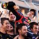 YEONGAM-GUN, SOUTH KOREA - OCTOBER 16:  Sebastian Vettel of Germany and Red Bull Racing celebrates with team mates as they win the Constructors title following his victory in the Korean Formula One Grand Prix at the Korea International Circuit on October 16, 2011 in Yeongam-gun, South Korea.  (Photo by Clive Rose/Getty Images)
