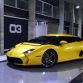 Lamborghini 5-95 Zagato with pearl yellow paint