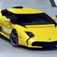 Lamborghini 5-95 Zagato with pearl yellow paint