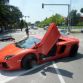 Lamborghini Aventador Crashes Into Motorcyclist