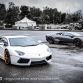 Lamborghini Aventador on Rose Gold PUR Wheels