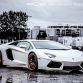 Lamborghini Aventador on Rose Gold PUR Wheels
