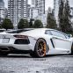 Lamborghini Aventador on Rose Gold PUR Wheels