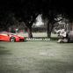 Lamborghini Aventador with ADV.1 Wheels meet an Elephant