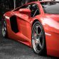 Lamborghini Aventador with ADV.1 Wheels meet an Elephant