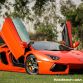 Lamborghini Aventador with ADV.1 Wheels meet an Elephant
