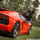 Lamborghini Aventador with ADV.1 Wheels meet an Elephant