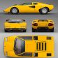 Lamborghini Countach miniature