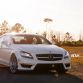 Matte White Mercedes-Benz CLS 63 AMG on ADV.1 Wheels