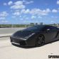 Lamborghini Gallardo with Black Brushed Metal foil