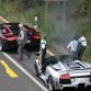 Lamborghini Murcielago on fire