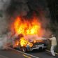Lamborghini Murcielago on fire