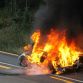Lamborghini Murcielago on fire