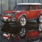 Land Rover Defender Concept 100 in Red