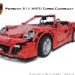 Lego Porsche 911 Turbo Cabriolet with working PDK