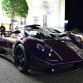 Lewis Hamilton drives his one-off Pagani Zonda 760 LH in Monaco
