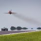 Lewis Hamilton with the RAF Red Arrows